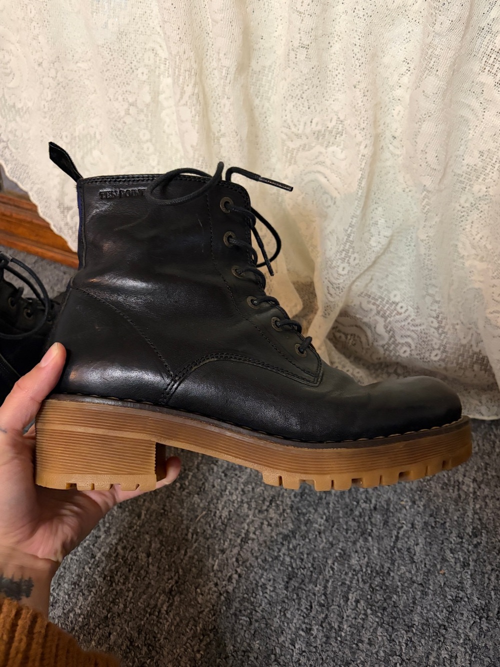 Ten Points Genuine Leather Boots